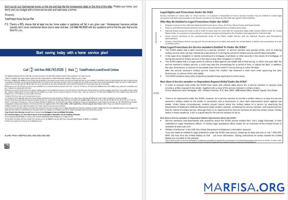 Printable UAE Abu Dhabi Union National bank mortgage loan statement in Word and PDF formats , 8 pages 7 8 real example
